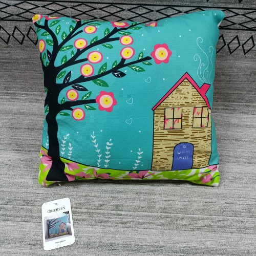ORIEREEY Throw Pillow for Sofa or Bed - Soft and Stylish Home Decor Cushion for Living Room or Bedroom, 18x18 Inches