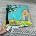 ORIEREEY Throw Pillow for Sofa or Bed - Soft and Stylish Home Decor Cushion for Living Room or Bedroom, 18x18 Inches