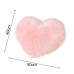 ORIEREEY Heart-Shaped Plush Throw Pillow for Romantic Home Decor - Soft Cushion for Bedroom or Living Room, Perfect Gift Idea