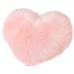 ORIEREEY Heart-Shaped Plush Throw Pillow for Romantic Home Decor - Soft Cushion for Bedroom or Living Room, Perfect Gift Idea