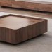 ORIEREEY Elegant Wooden Coffee Table with Storage Shelf - Modern Living Room Furniture for Home or Office